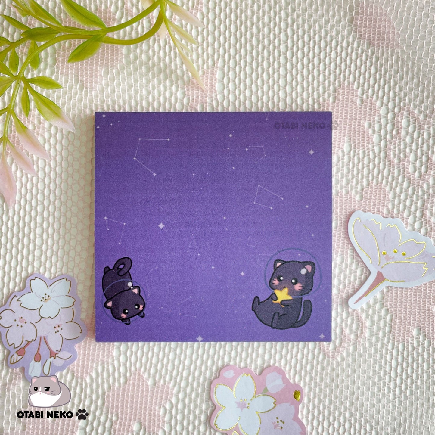 Space Cat Sticky Note
