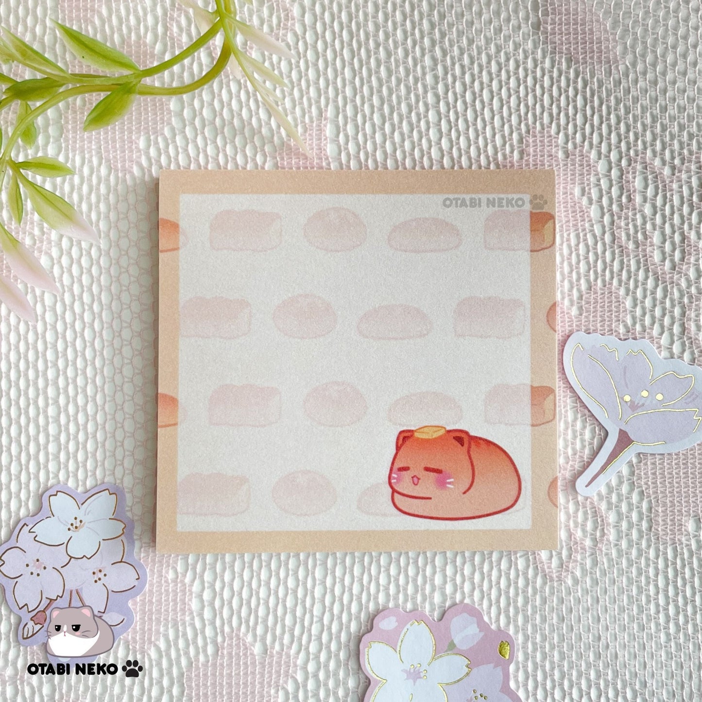 Butter Bread Cat Stationery