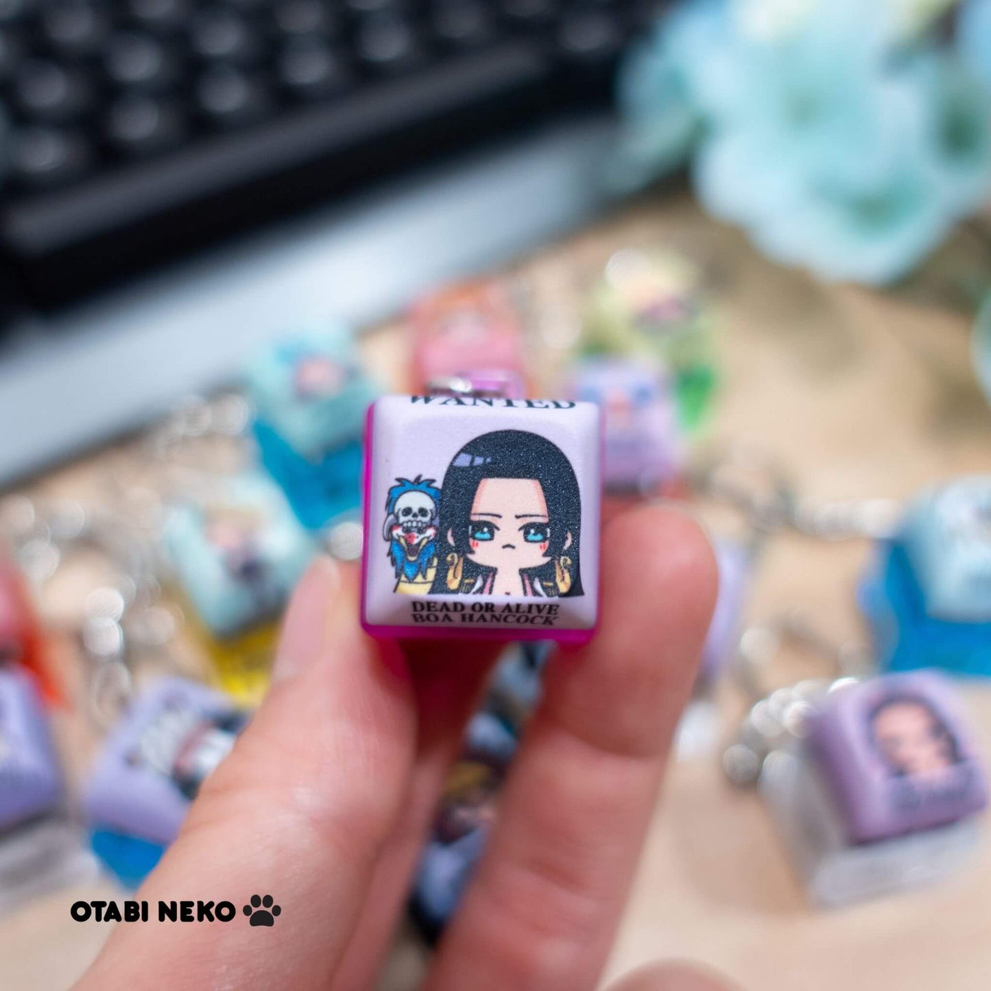 Boa Keycap Keychain