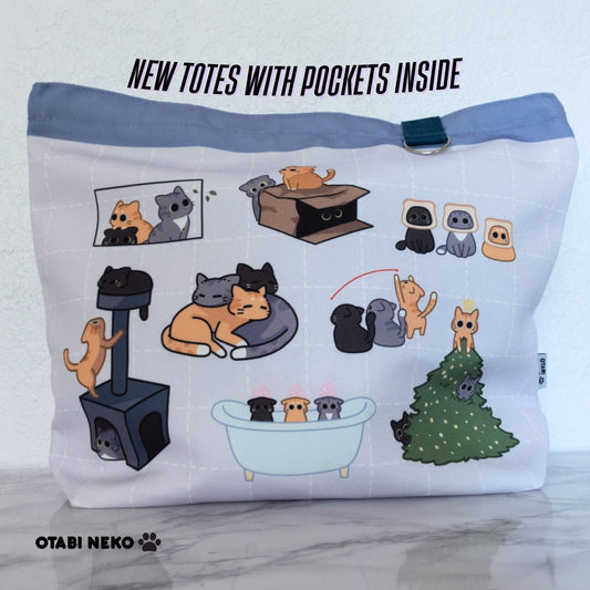 Three Little Paws Tote Bag