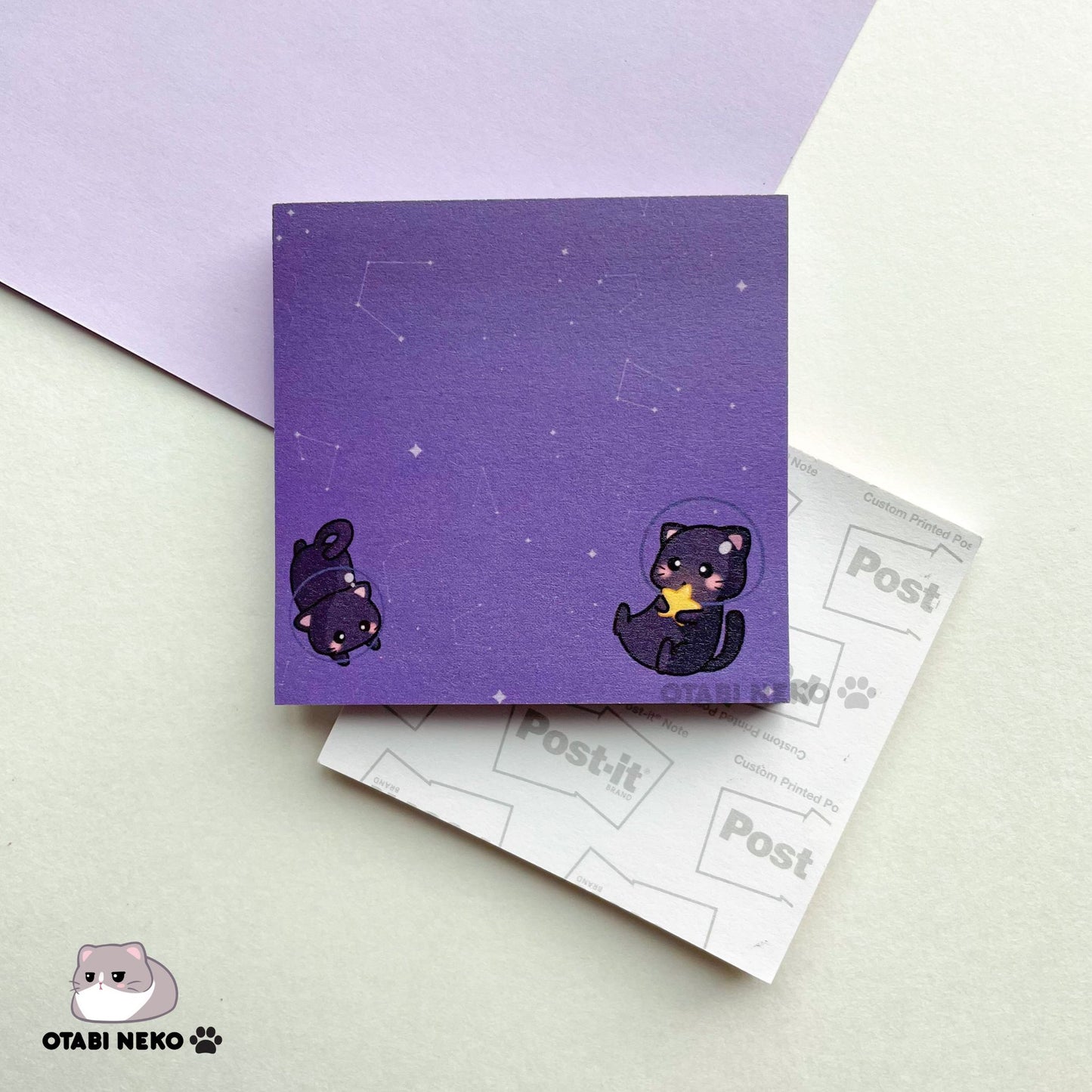 Space Cat Sticky Note