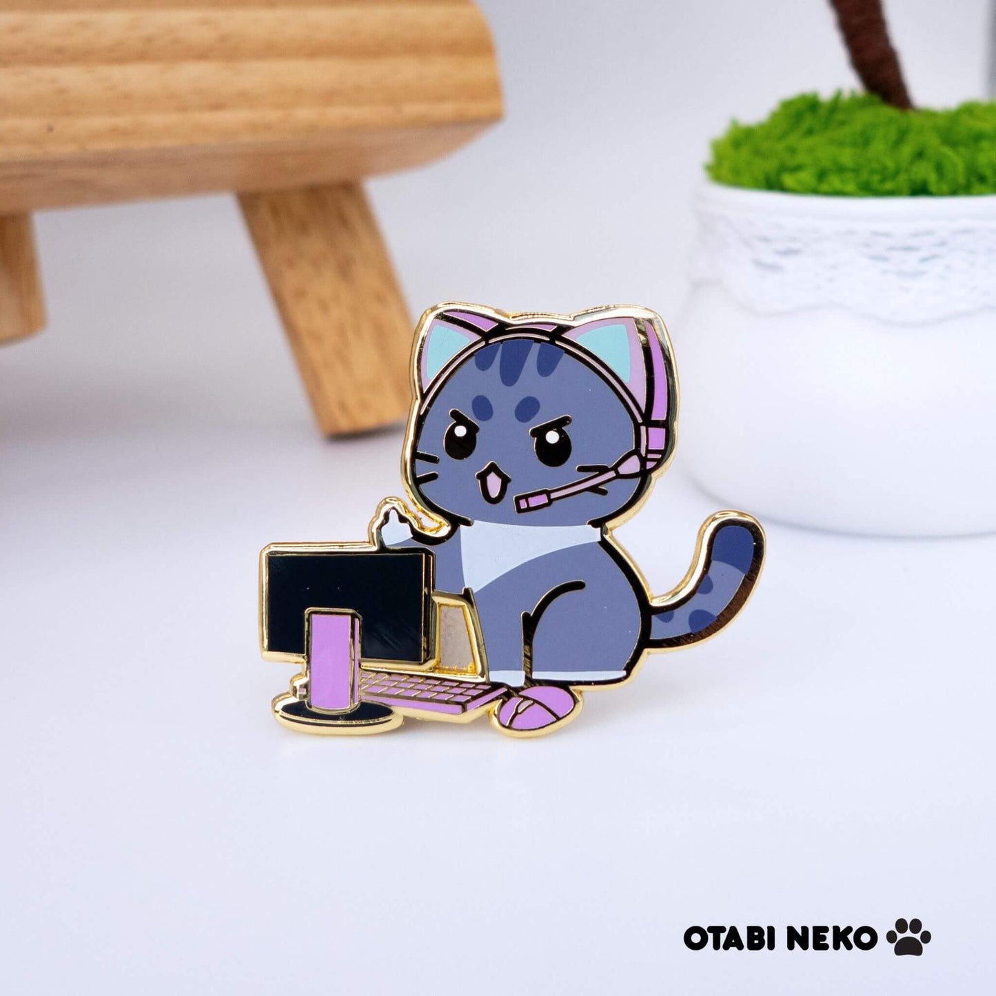 Career Cat Blind Bag Enamel Pin