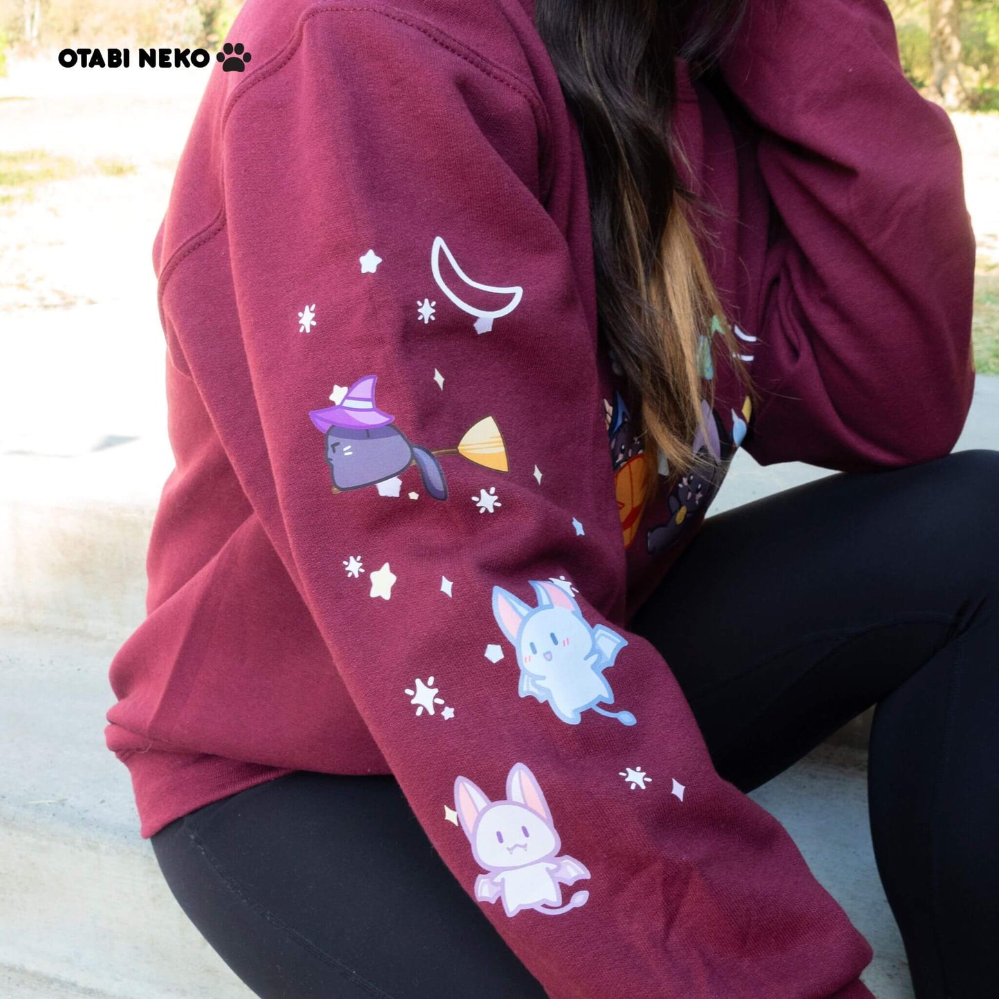 Paws & Potions: The Cat Witch Sweater