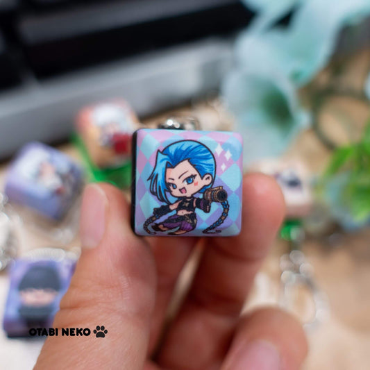 Loose Cannon Babe Keycap Keychain