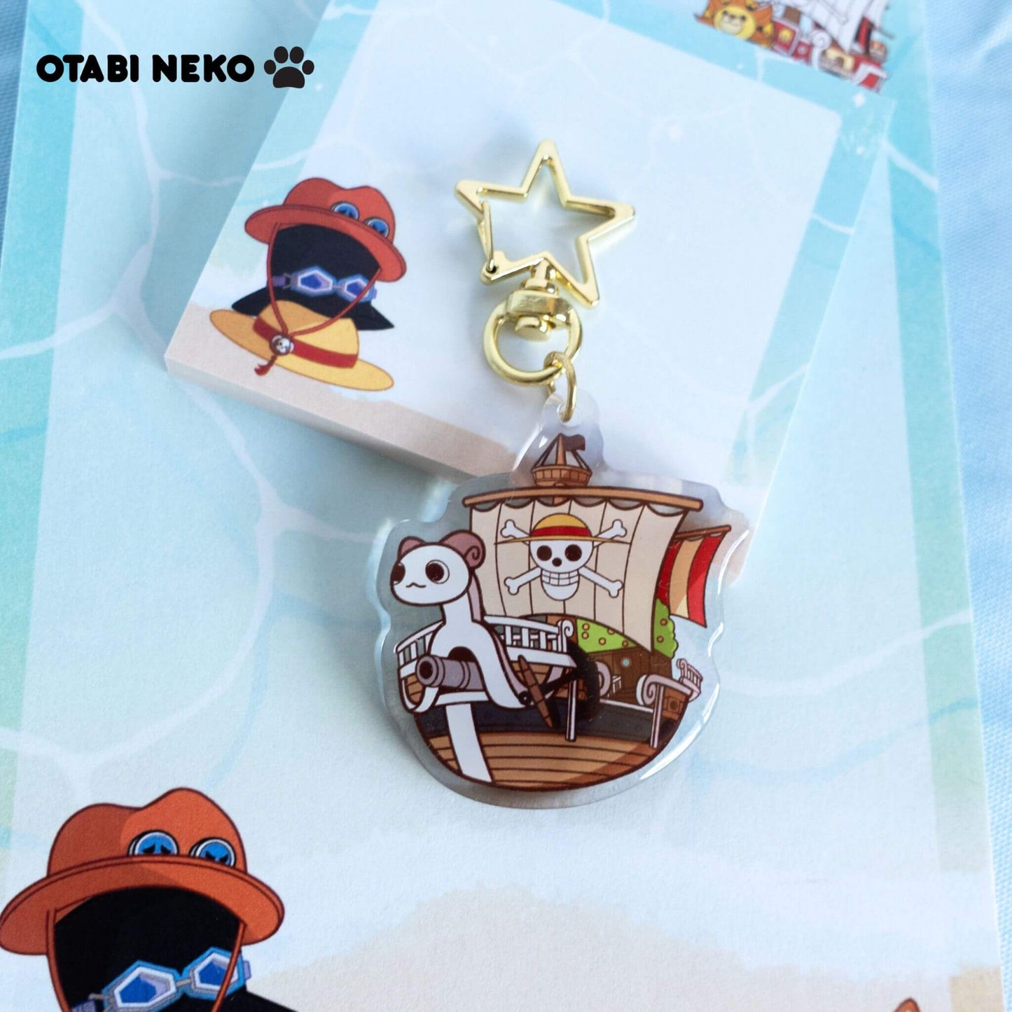 Cute Pirate Ships Keychain