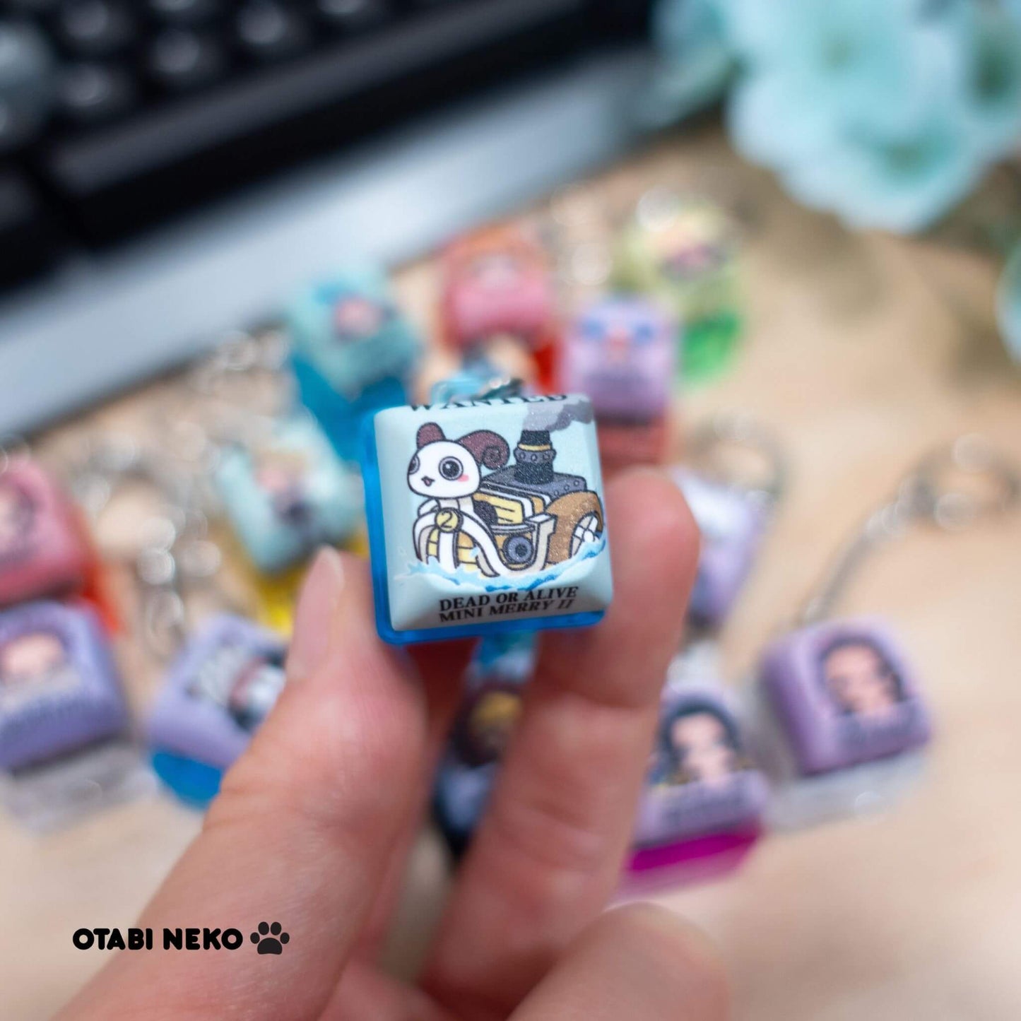 Mugiwara Crew Keycap Keychains