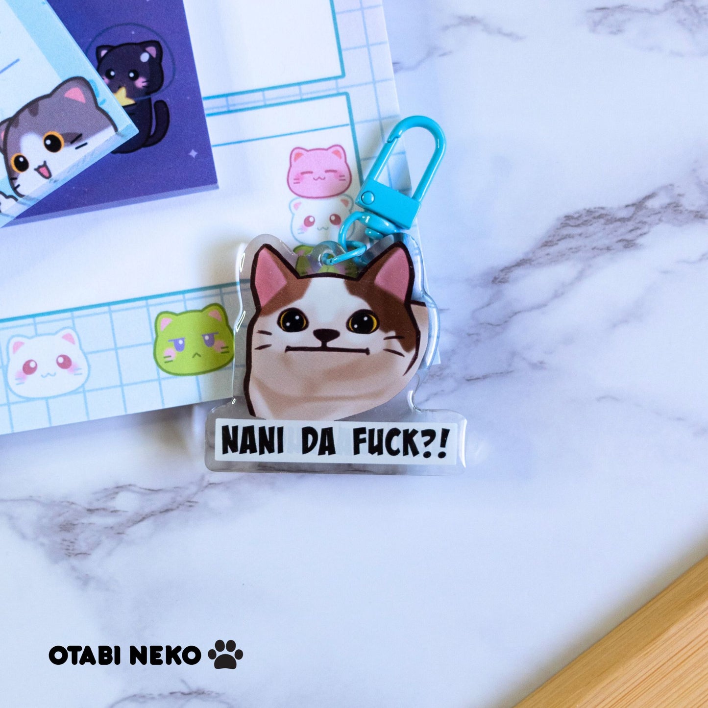 meme Cat Keychains