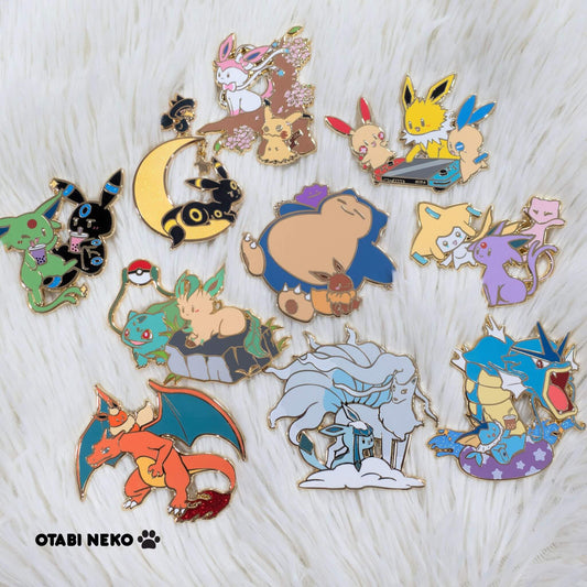 Cute Monster Buddies Enamel Pins