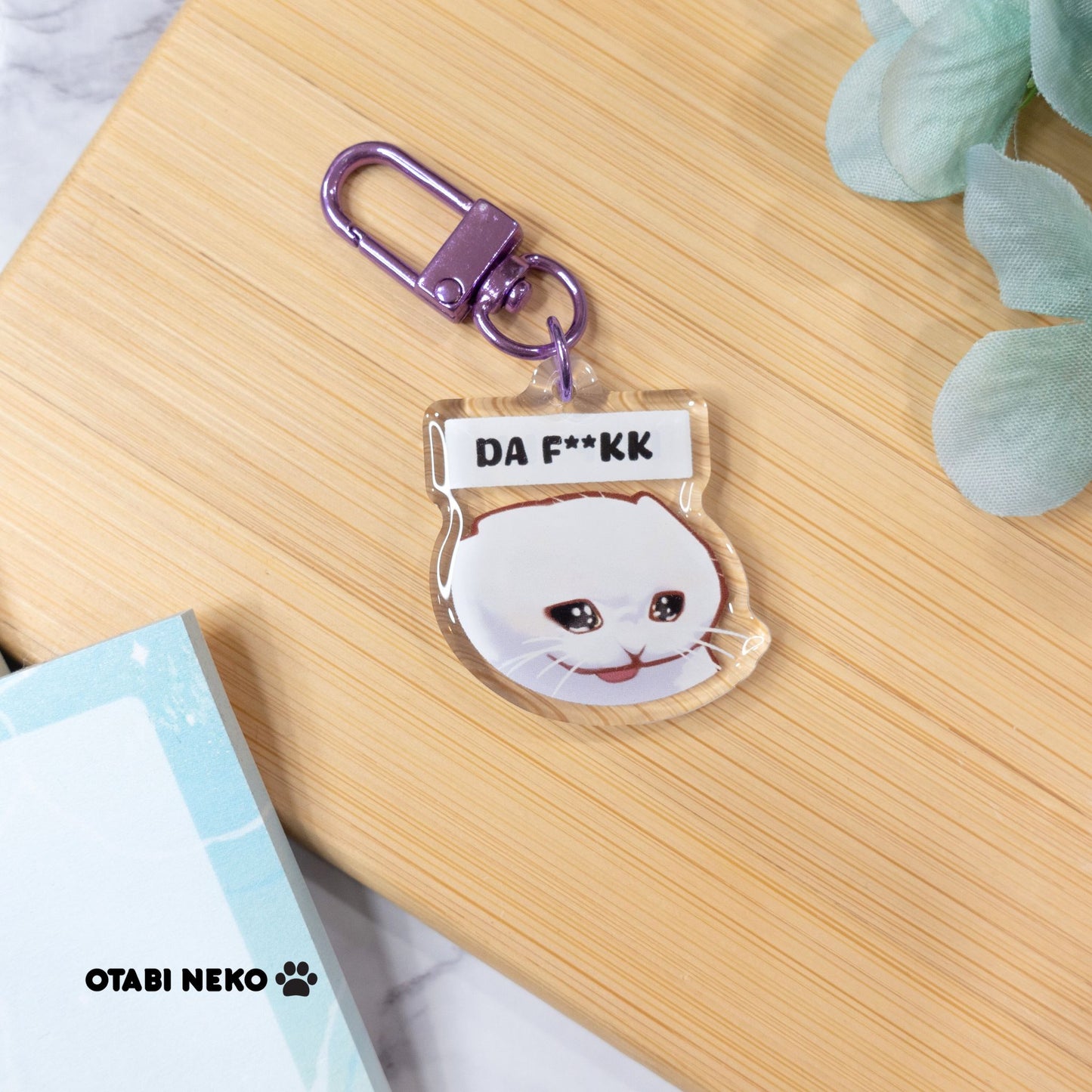 meme Cat Keychains