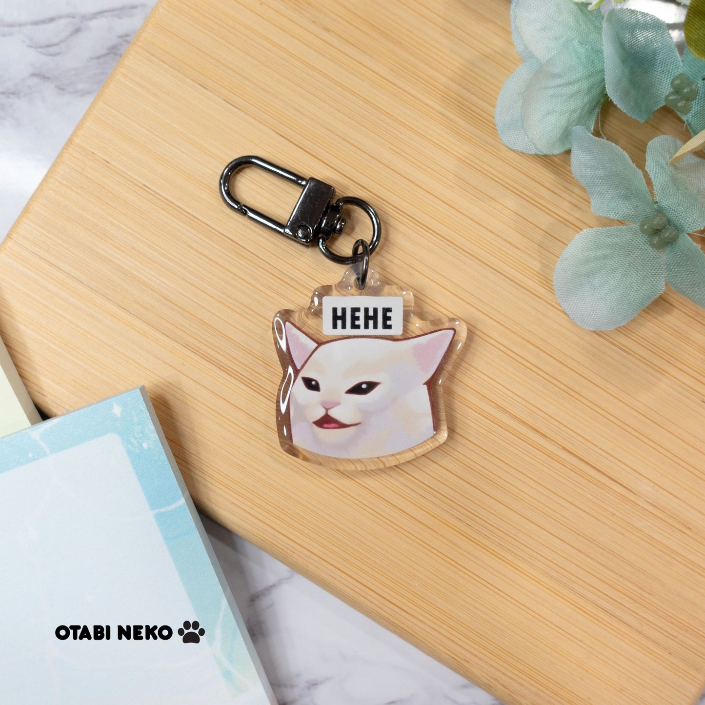meme Cat Keychains