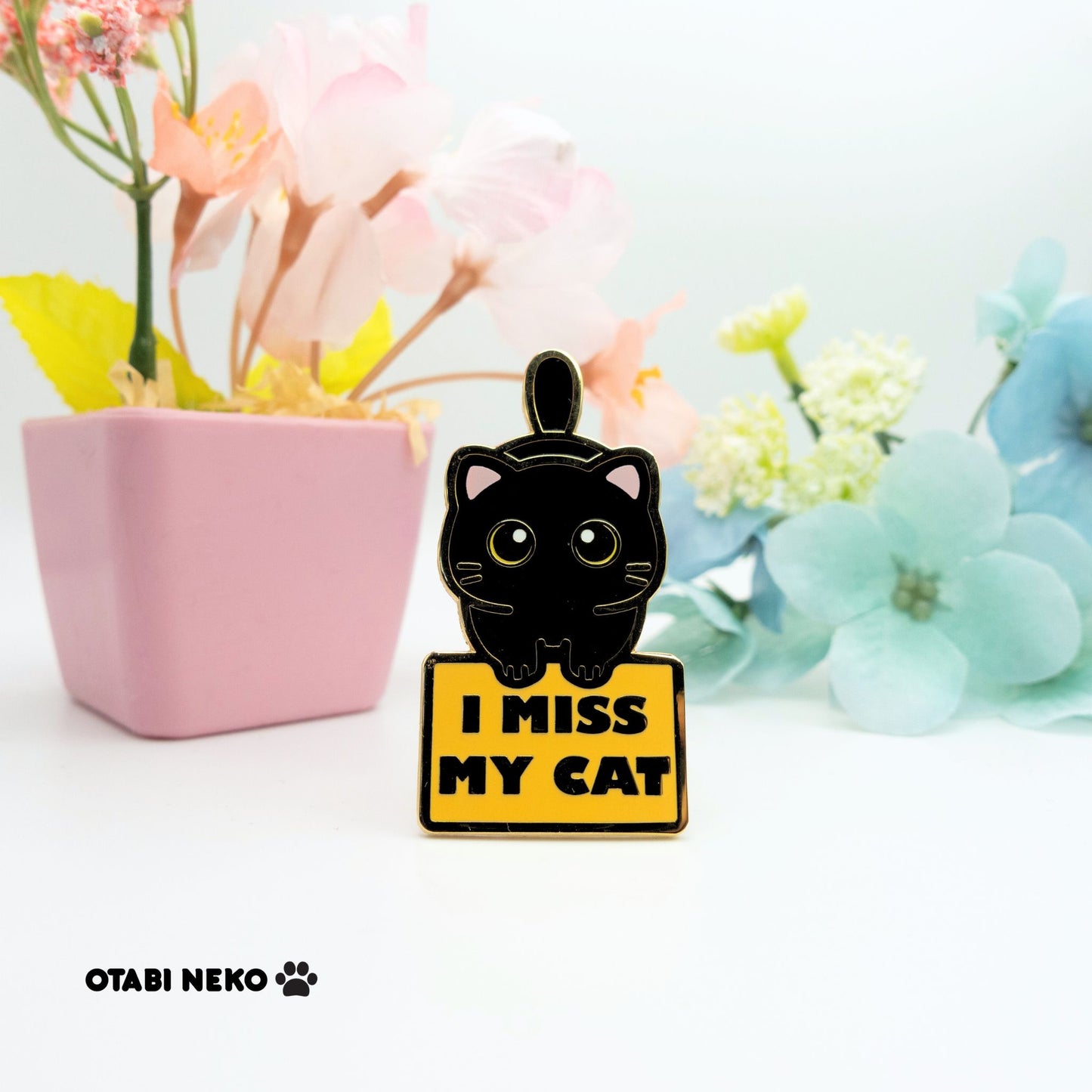 I miss my Cat Enamel Pins