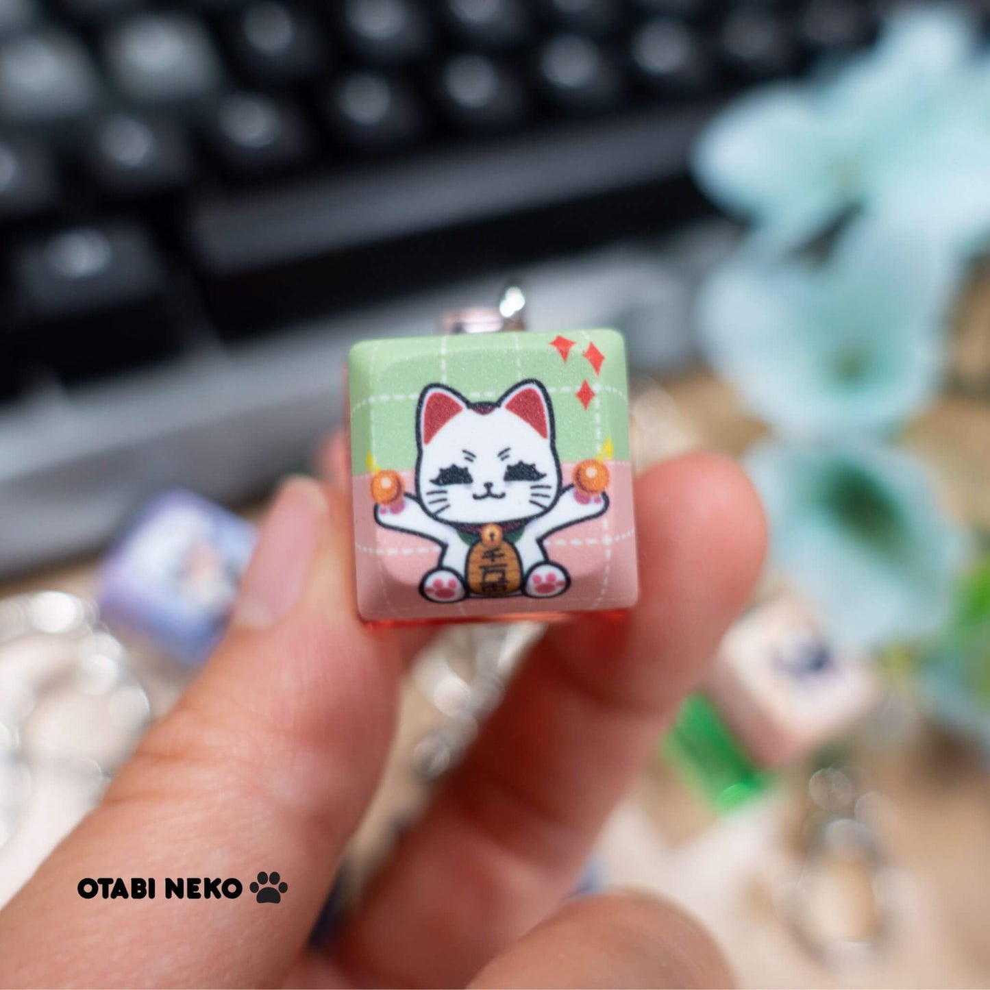 Turbo Granny Keycap Keychain