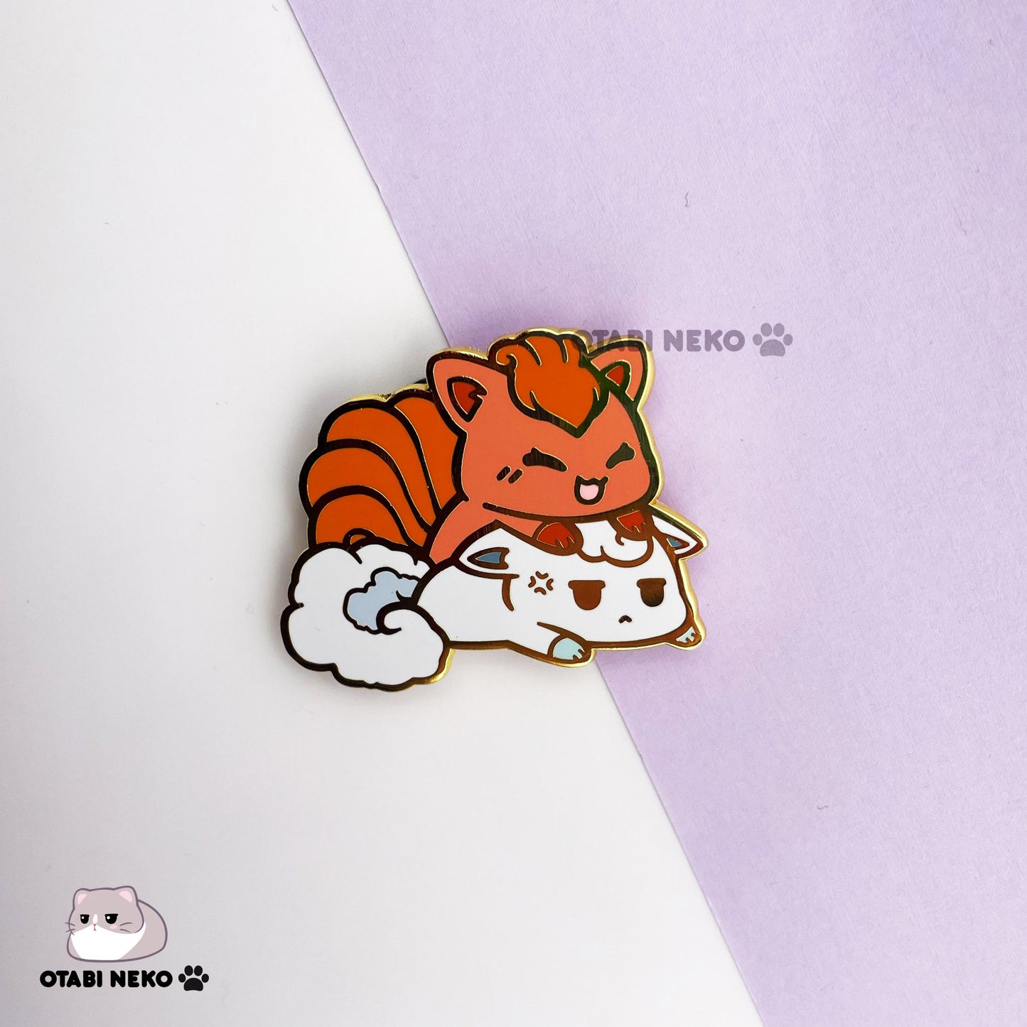 Kitsune Pile Hard Enamel Pins