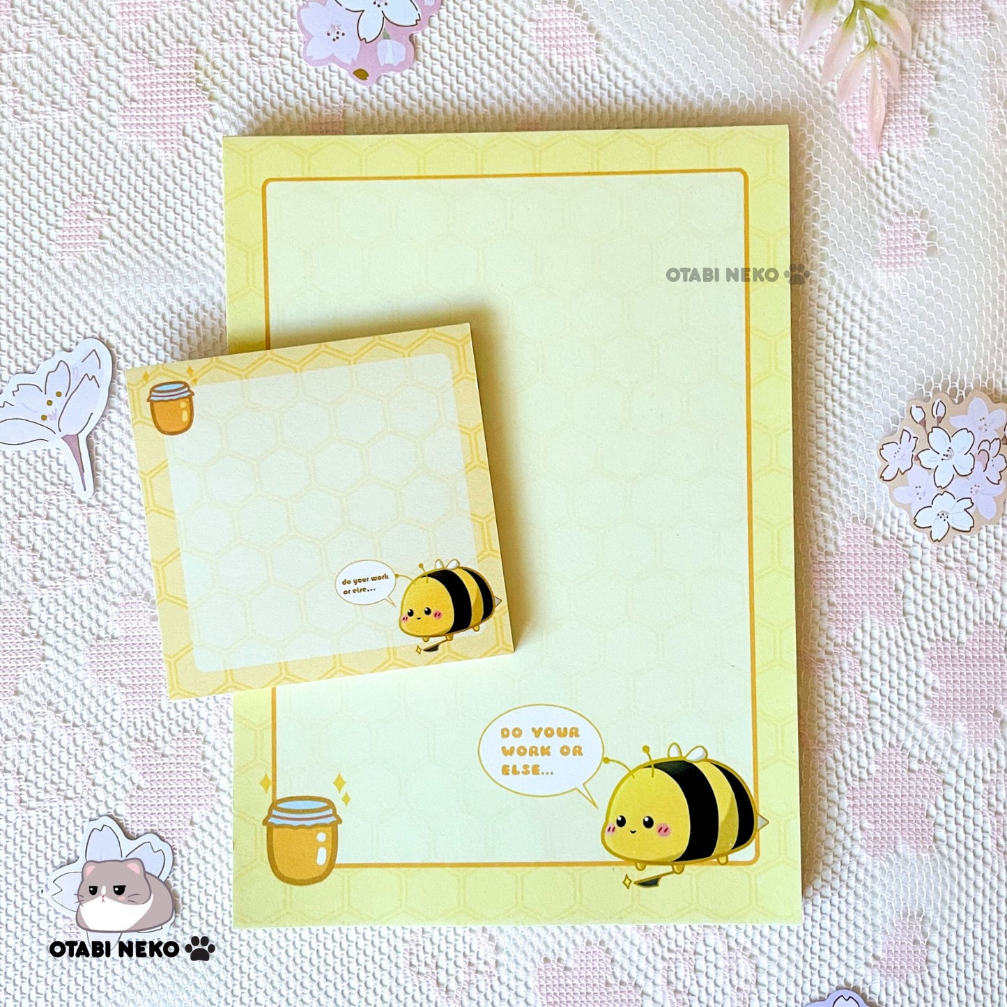 Bee “do your work” Sticky Note