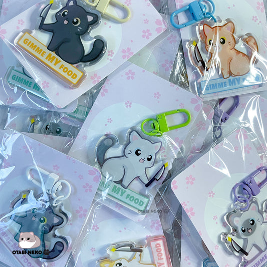 Adorable Feisty Cat Keychain Collection