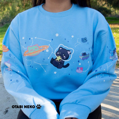 Galaxy Space Cat Sweater