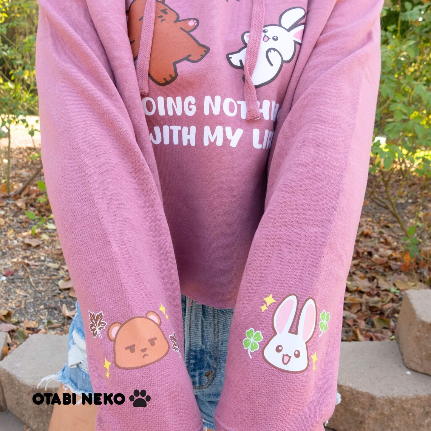 Doing Nothing with My Life Crop Hoodie