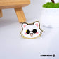 Best Friends Cat Pin