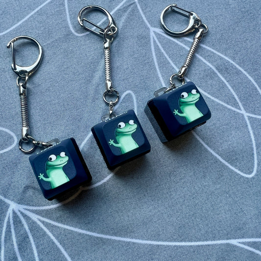 Lizard Lizard Lizard Keycap Keychains