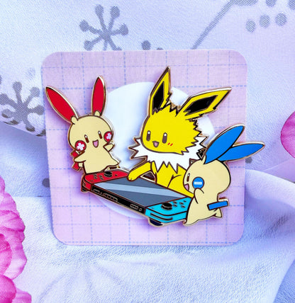 Eeveelution Buddies Enamel Pins