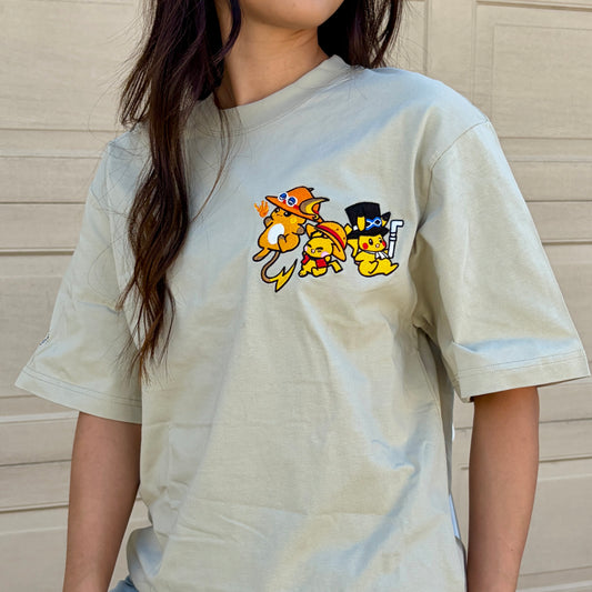 ASL Pikachu Embroidered Tee