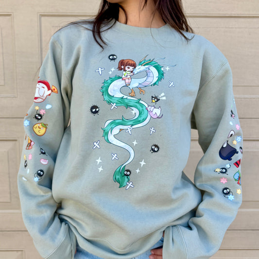 Haku & Chihiro Crewneck 2.0