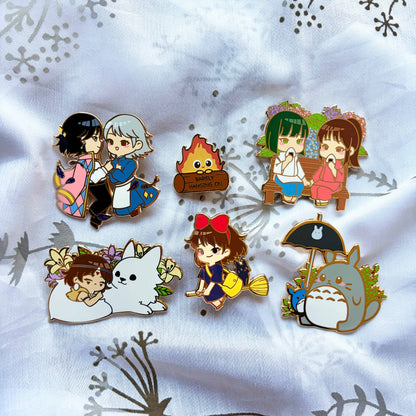 Nostalgia Anime Movie Series Enamel Pins