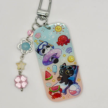 Summer Buddies Acrylic Charm