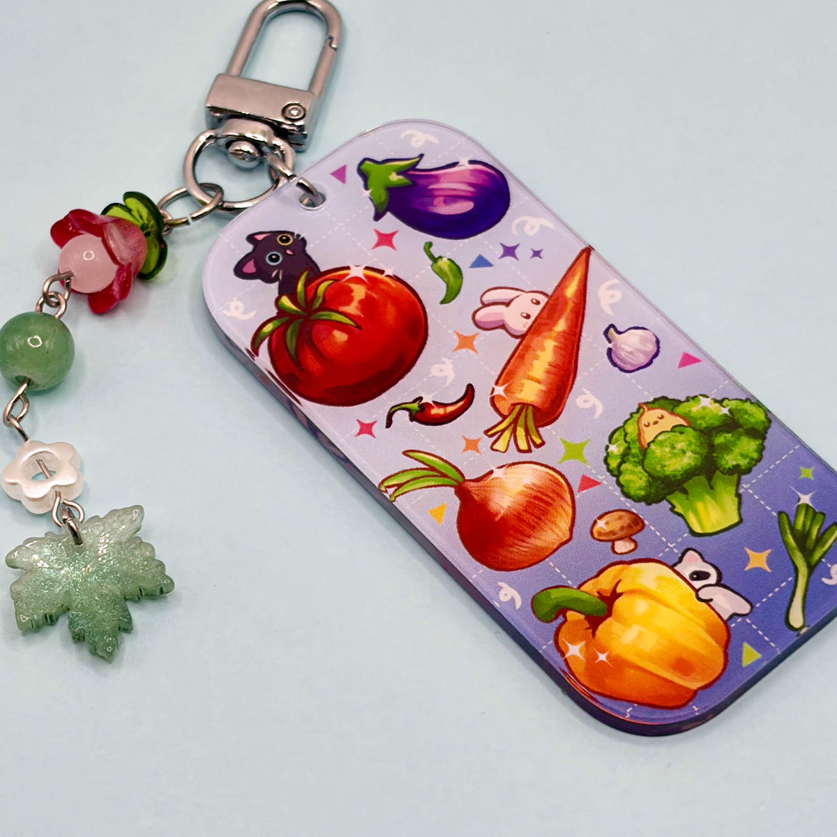 Eat Your Veggies Acrylic Charm