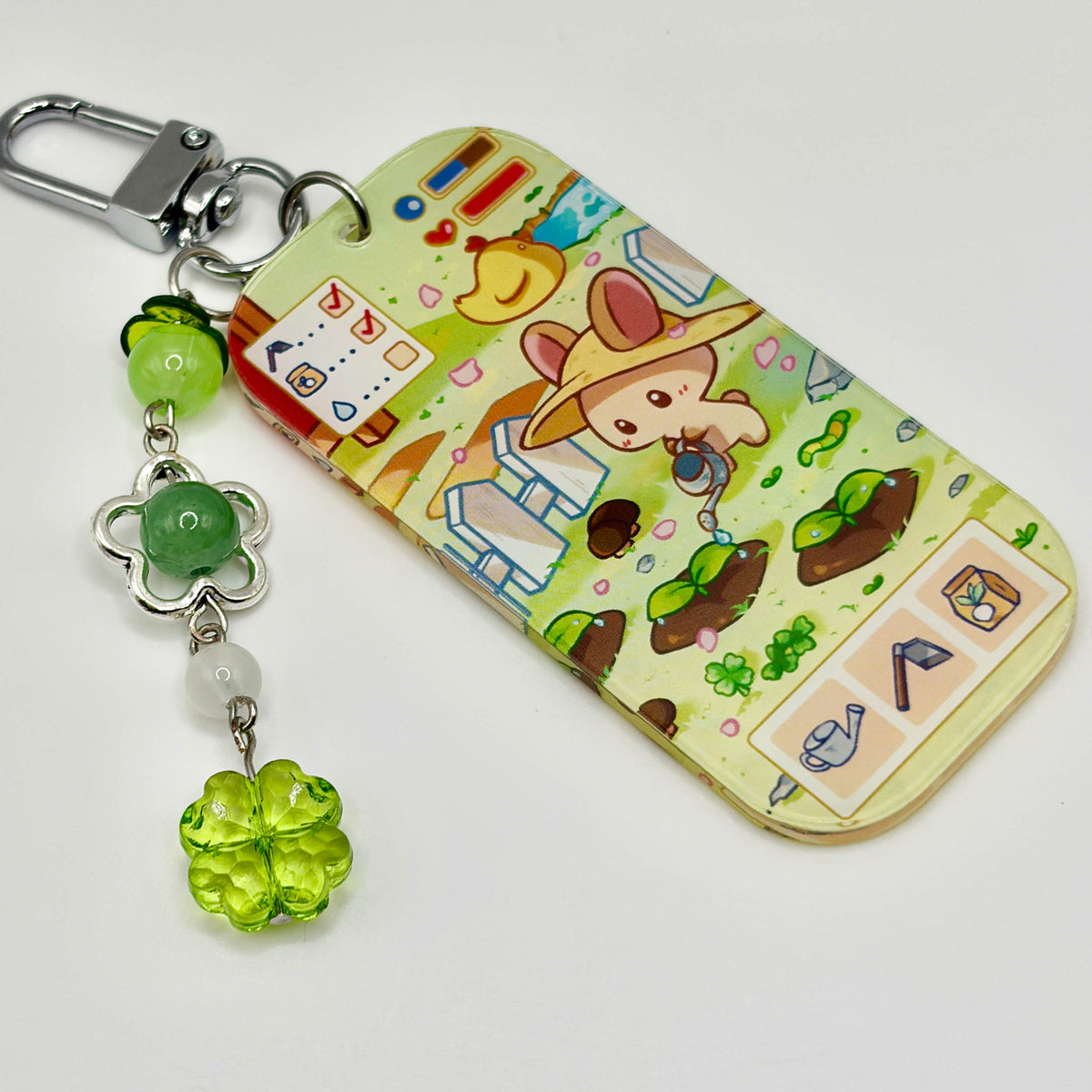 Bunny’s Garden Day Acrylic Charm