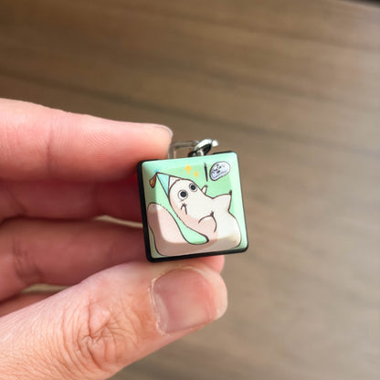 Brushbuddy Keycap Keychain