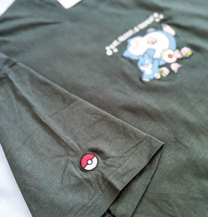 Sleep, Eat, & Repeat Embroidered Tee