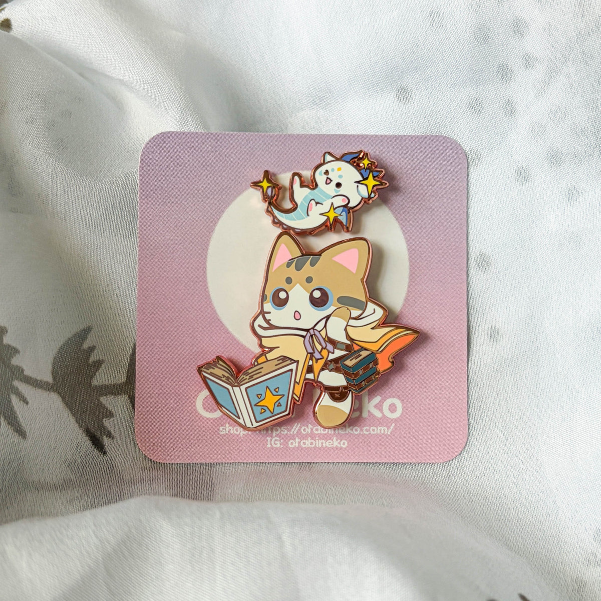 RPG Kitty Adventure Enamel Pins