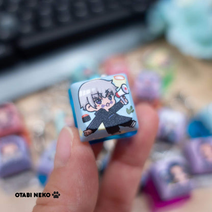 Sorcerer Anime Keycap Keychains