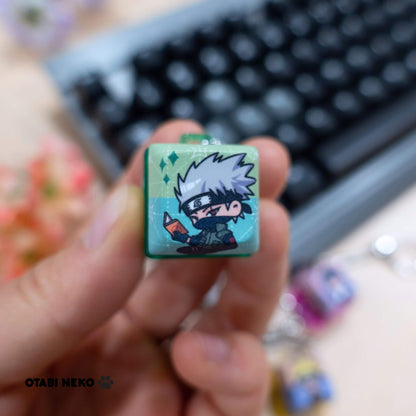 Ninja Anime Keycap Keychains