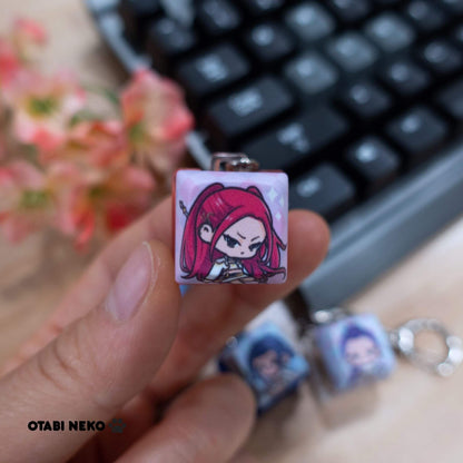 Kpop Hunters Keycap Keychains