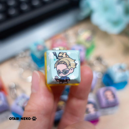 Sorcerer Anime Keycap Keychains