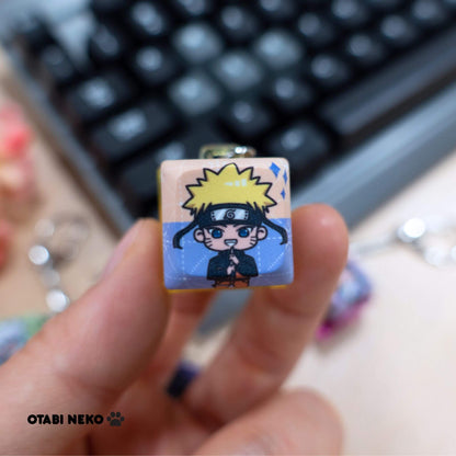 Ninja Anime Keycap Keychains