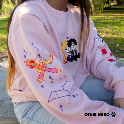 Magical Girl and Tuxedo Man Sweater