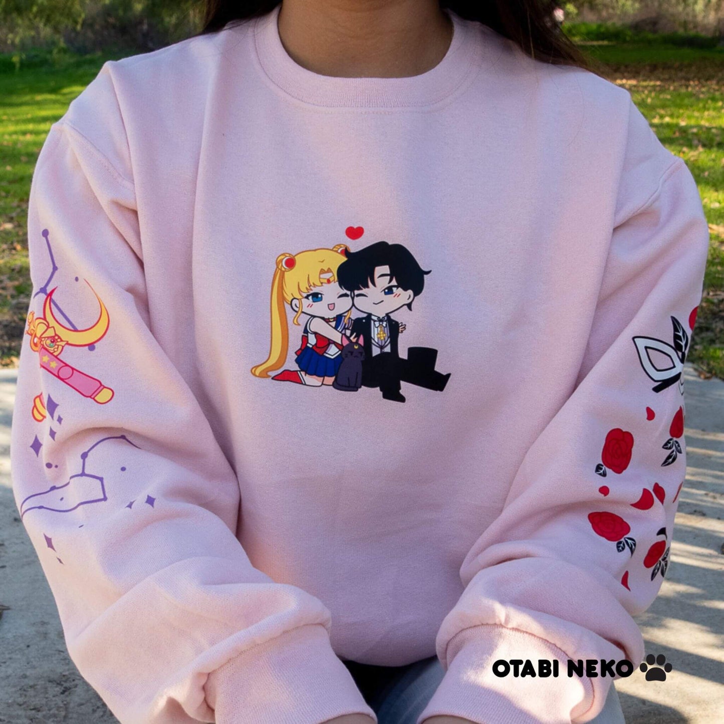 Magical Girl and Tuxedo Man Sweater