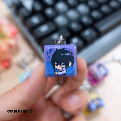 Ninja Anime Keycap Keychains