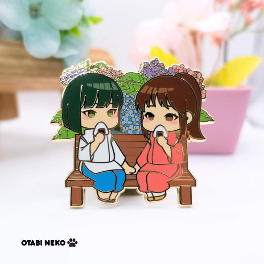 Haku & Chihiro Enamel Pin