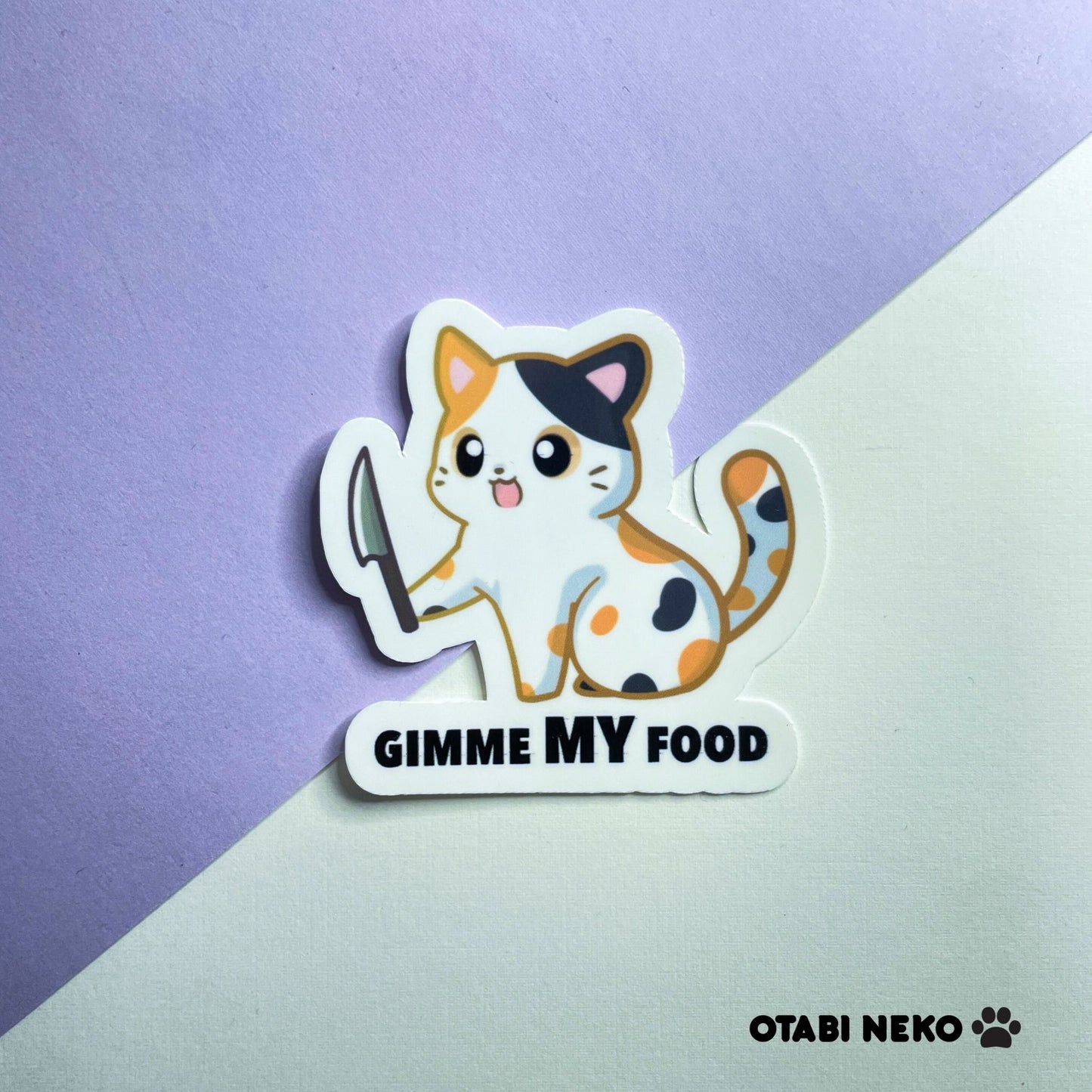 Hungry Cat Stickers