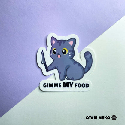 Hungry Cat Stickers