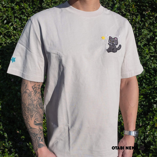 Space Cat Embroidered Tee