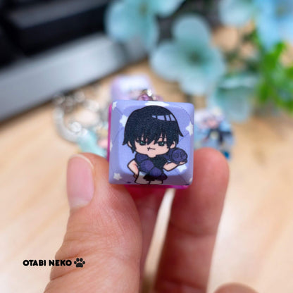Sorcerer Anime Keycap Keychains