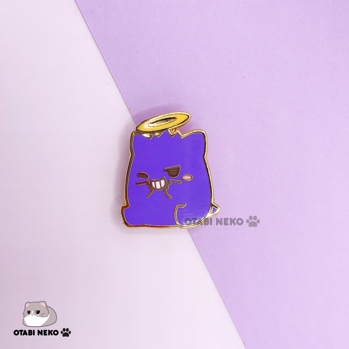 Pink & Purple Monster Hard Enamel Pins