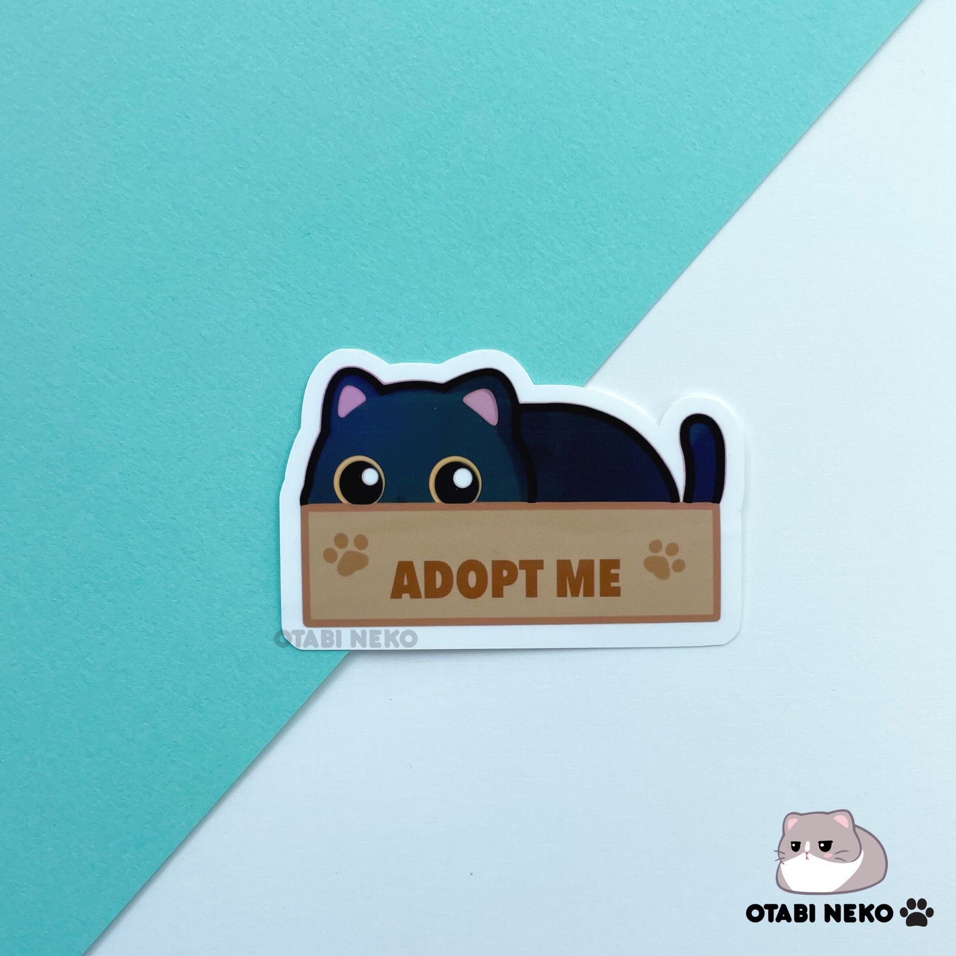 Adopt Me, Support Your Local Street Cat Sticker for Sale by