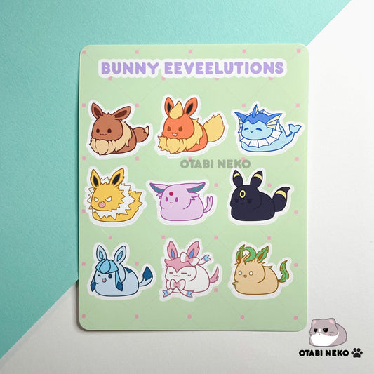 Chibi Fox Sticker Sheet