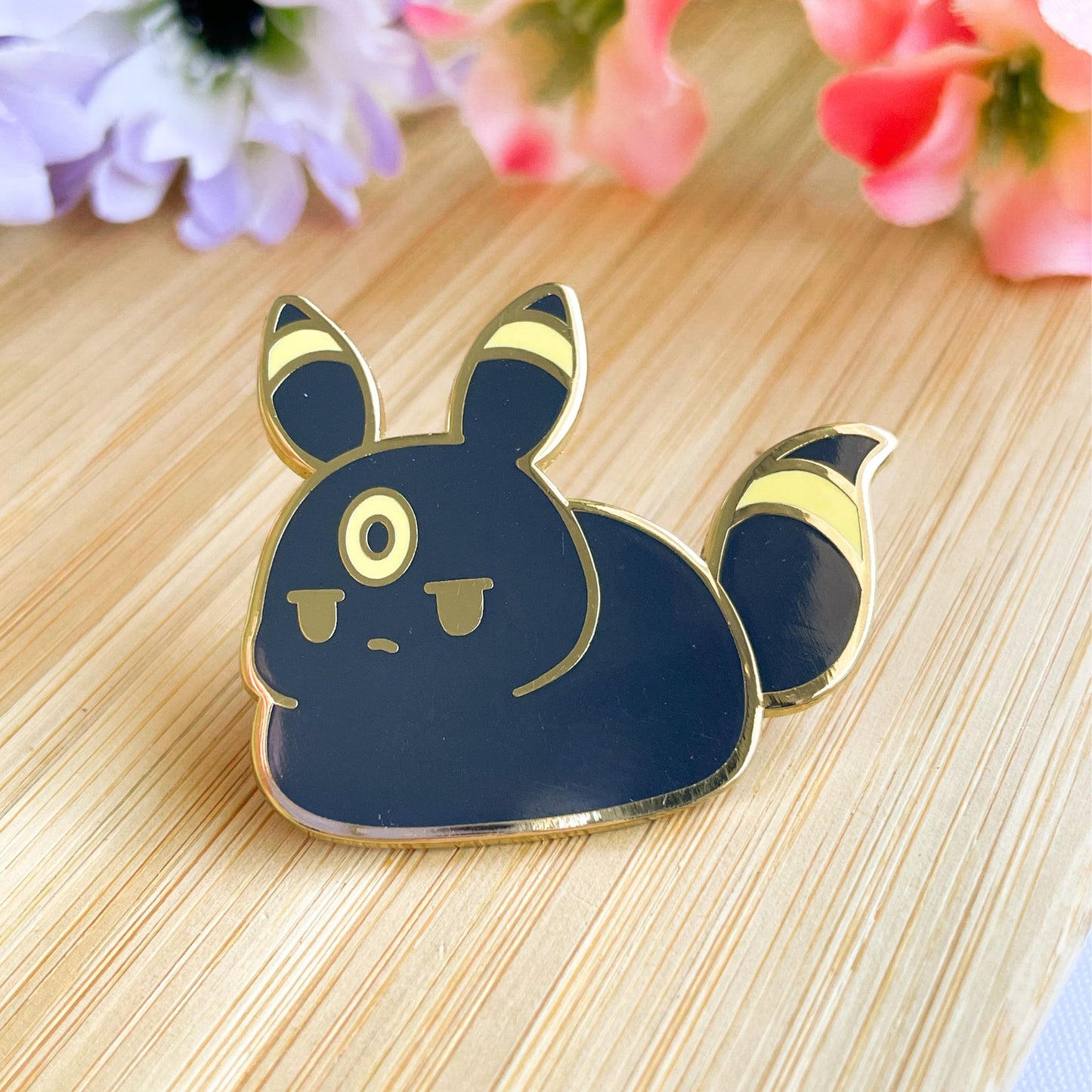 Umbreon Pin | Pokemon Gold Hard Enamel Pin, Lapel Pin, Cute Pin, Pokemon Gift, Eevee Pin, Pokemon Go, Kawaii, Space, Stars, Moon, Fox, Chonk